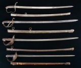 5 ENGLISH & EUROPEAN SWORDS & SABERS.