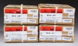 4 SEALED CASES (2,000 RDS.) BLACK HILLS 380 ACP