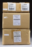 4 SEALED CASES (1,600 RDS. ) 9MM LUGER.