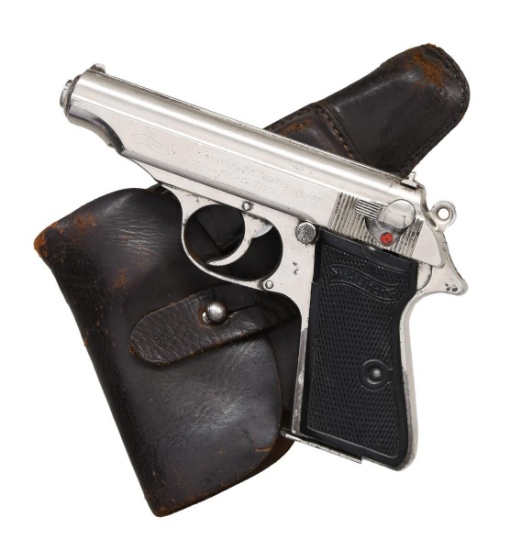 WWII ERA WALTHER PPK SEMI-AUTOMATIC PISTOL WITH