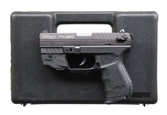 WALTHER PK380 SEMI-AUTOMATIC PISTOL WITH MATCHING