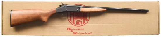 HARRINGTON & RICHARDSON PARDNER SINGLE SHOT