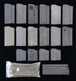 18 MAGAZINES; M-14, FAL AND AR-10.