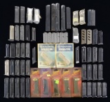 66 ASSORTED PISTOL AND SUB-MACHINEGUN MAGAZINES.