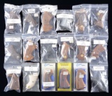 18 PAIR COLT GRIPS - FACTORY & OTHERS.