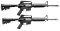 CONSECUTIVE PAIR PRE BAN BUSHMASTER XM15-E2S