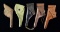 5 U.S. 38 CALIBER DA REVOLVER HOLSTERS.