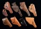 9 US 38 CAL. MILITARY REVOLVER HOLSTERS.