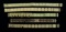 5 U.S. WWI MILITARY WEB BELTS.