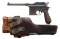 MAUSER C96 SEMI-AUTOMATIC PISTIOL WITH SHOULDER