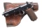 WWII GERMAN POLICE STEYR HAHN SEMI AUTO PISTOL.
