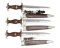 3 WWII GERMAN SA DAGGERS.