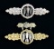 TWO WWII GERMAN SQUADRON CLASPS FOR BOMBER PILOTS.