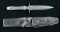 COMBAT COMMANDER KNIFE WITH SHEATH BY ANGUS