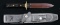 BLACK WIDOW KNIFE WITH SHEATH BY ANGUS ARBUCKLE