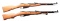 2 POLISH M44 MOSIN NAGANT BOLT ACTION CARBINES.