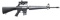COLT SP1 SEMI-AUTOMATIC RIFLE WITH SCOPE.