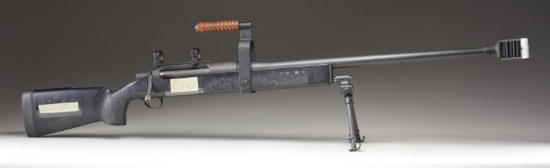 SINGLE SHOT BOLT ACTION 50BMG MCMILLAN M-87 RIFLE.