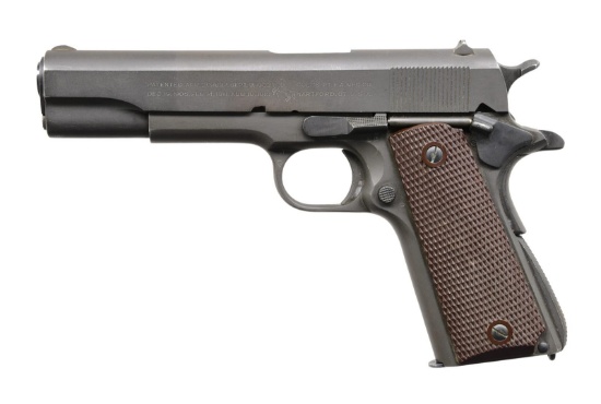 WWII 1943 COLT 1911A1 U.S. ARMY SEMI AUTO PISTOL.