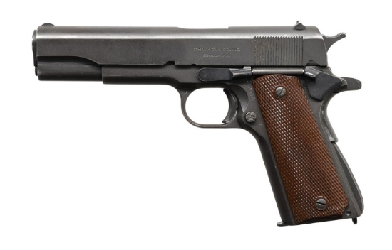 WWII 1945 ITHACA 1911 A1 U.S. ARMY SEMI AUTO