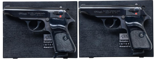 CONSECUTIVE PAIR OF WALTHER MODEL PP .22 LR