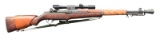 DESIREABLE US SPRINGFIELD GARAND M-1D SEMI-AUTO