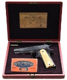CASED COLT ENGRAVED MODEL 1911 GOVERNMENT MODEL