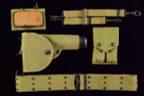 WWI U.S. MILLS MODEL 1911 PISTOL HOLSTER BELT AND