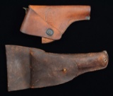 2 USN HOLSTERS FOR 1911 PISTOL AND S&W REVOLVER