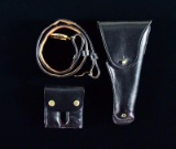 BLACK GENERAL OFFICERS HOLSTER, MAG POUCH