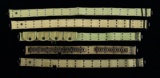 5 U.S. WWI MILITARY WEB BELTS.