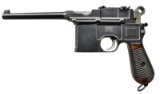 SCARCE MAUSER C96, LATE LARGE RING TRANSITIONAL