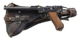 DWM ARTILLERY LUGER MADE IN EARLY 1917 WITH