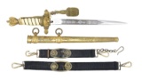 WWII GERMAN KRIEGSMARINE DAGGER BY EICKHORN WITH