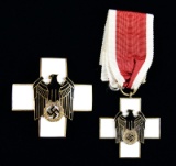 WWII GERMAN SOCIAL WELFARE CROSS 2nd CLASS & 3rd