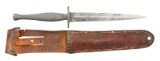 WWII USMC RAIDER STILETTO & SHEATH.