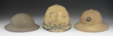 3 US HELMETS.
