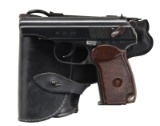 2 BULGARIAN MAKAROV SEMI-AUTOMATIC PISTOLS WITH