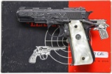 FACTORY ENGRAVED LLAMA MODEL III-A SEMI-AUTOMATIC