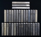 GROUPING OF STEN & LANCHESTER SMG MAGAZINES.