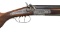 SEMPERT & KREIGHOFF UNDERLEVER HAMMER SHOTGUN