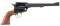 RUGER HAWKEYE BRASS FRAMED SINGLE SHOT PISTOL.