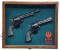 CASED SET OF RUGER 50th ANNIVERSARY BLACKHAWK