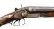 ENGRAVED & CARVED STOCK BELGIAN SXS HAMMER SHOTGUN