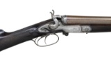 ENGLISH J&W TOLLEY SIDE LEVER HAMMER SXS SHOTGUN.
