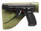 SCARCE CZ75B CUTAWAY SEMI AUTO PISTOL.