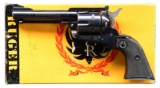 THIRD YEAR RUGER 357 FLAT TOP BLACKHAWK REVOLVER.