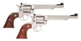 CONSECUTIVE PAIR OF RUGER SINGLE NINE SA