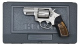 RUGER ENGRAVED 357 MAGNUM MODEL SP101 REVOLVER.