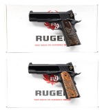 CONSECUTIVE PAIR RUGER SR1911 NAVY SEAL FOUNDATION